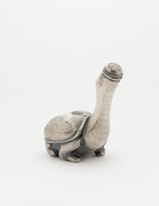 Framed Print : Snuff bottle in shape of tortoise, 18th century. Creator: Unknown Framed Print : Snuff bottle in shape of tortoise, 18th century. Creator: Unknown