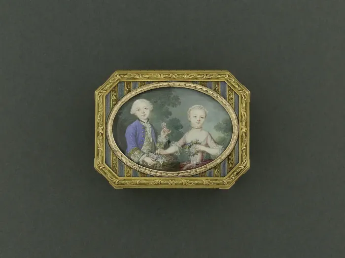 Framed Print : Snuff box, between 1776 and 1777. Creator: Unknown Framed Print : Snuff box, between 1776 and 1777. Creator: Unknown
