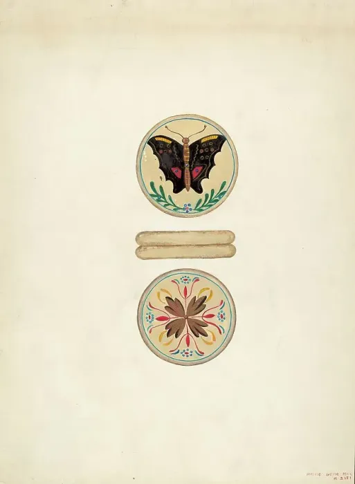 Framed Print : Snuff Box, c. 1937. Creator: Ann Gene Buckley Framed Print : Snuff Box, c. 1937. Creator: Ann Gene Buckley