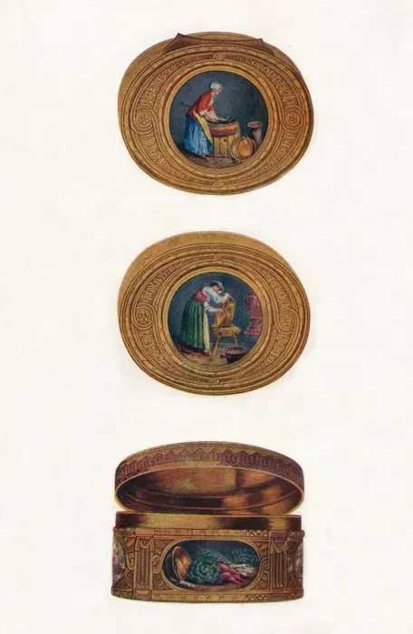 Framed Print : Snuff-Box, c1740, (1918). Artists: Jean-Simeon Chardin, Godefroy Framed Print : Snuff-Box, c1740, (1918). Artists: Jean-Simeon Chardin, Godefroy