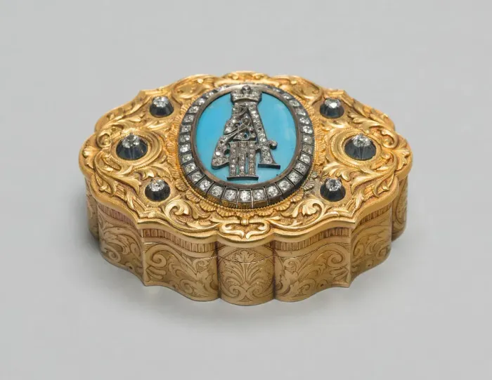 Framed Print : Snuff Box, Russia, 1881 / 94. Creator: Unknown Framed Print : Snuff Box, Russia, 1881 / 94. Creator: Unknown