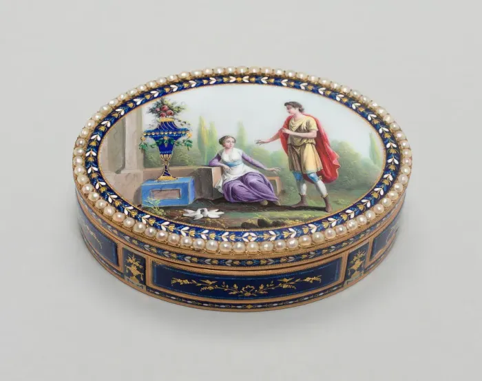 Framed Print : Snuff Box, Switzerland, Late 18th century. Creator: Unknown Framed Print : Snuff Box, Switzerland, Late 18th century. Creator: Unknown