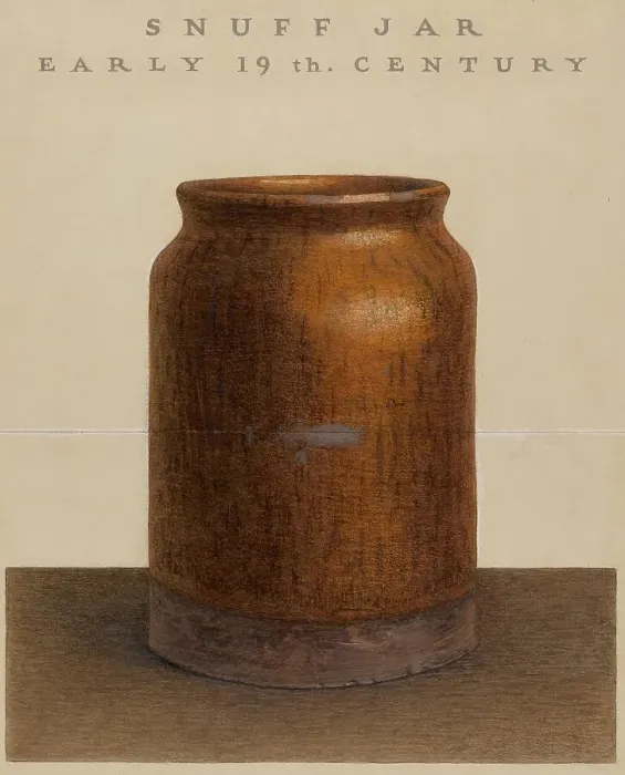 Framed Print : Snuff Jar, 1938. Creator: Guido Metelli Framed Print : Snuff Jar, 1938. Creator: Guido Metelli