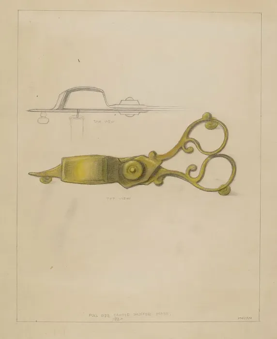 Framed Print : Snuffer, 1935 / 1942. Creator: Franklin C. Moyan Framed Print : Snuffer, 1935 / 1942. Creator: Franklin C. Moyan