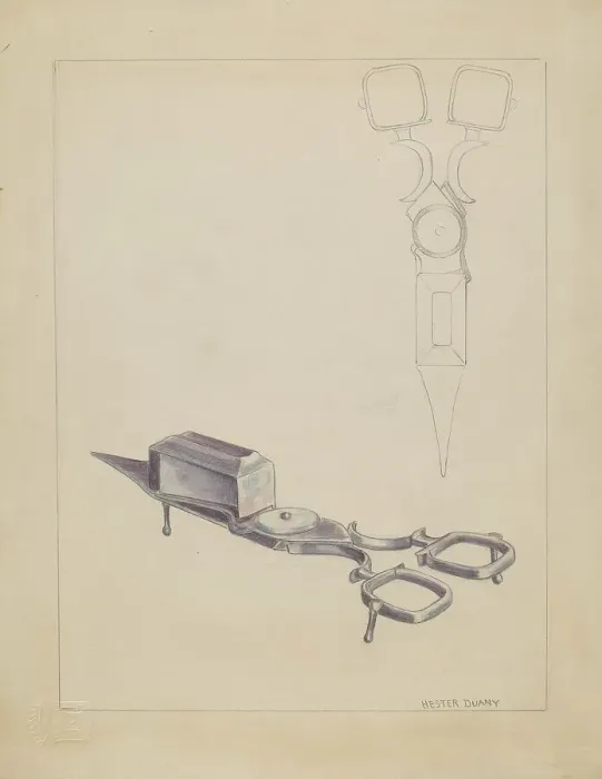 Framed Print : Snuffer, c. 1936. Creator: Hester Duany Framed Print : Snuffer, c. 1936. Creator: Hester Duany