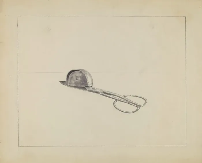 Framed Print : Snuffer, c. 1936. Creator: Hester Duany Framed Print : Snuffer, c. 1936. Creator: Hester Duany