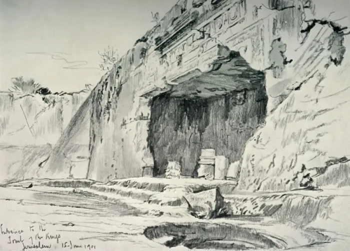 Framed Print : The So-Called Tombs of the Kings, 1902. Creator: John Fulleylove Framed Print : The So-Called Tombs of the Kings, 1902. Creator: John Fulleylove