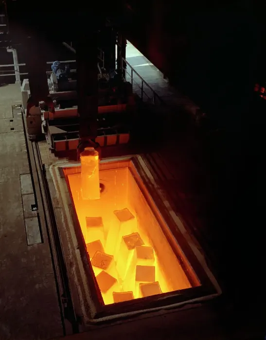 Framed Print : Soaking pits with red hot steel ingots, Sheffield, South Yorkshire, 1965. Artist Framed Print : Soaking pits with red hot steel ingots, Sheffield, South Yorkshire, 1965. Artist