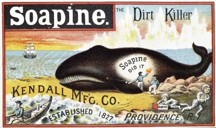 Framed Print : Soapine household cleaner, late 19th century Framed Print : Soapine household cleaner, late 19th century