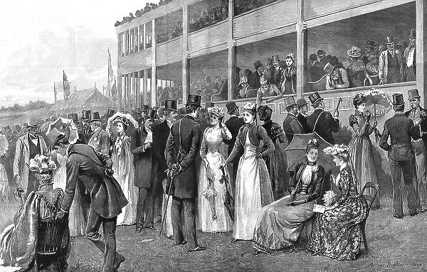 'Society at Ascot- The Cup Day, 1890. Creator: Unknown