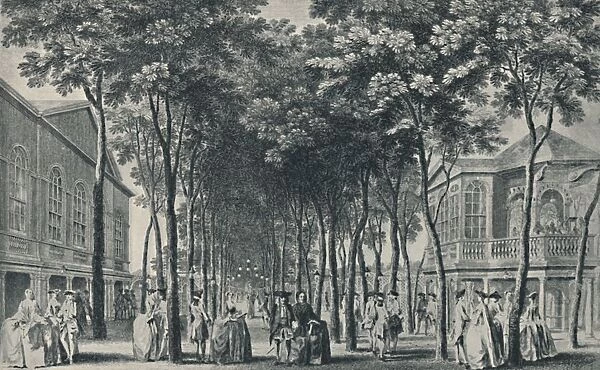 Society at the Marylebone Gardens, 1755, (1920). Artist: John Tinney