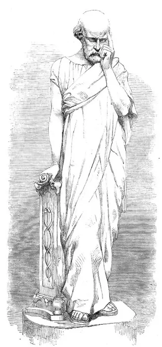 Framed Print : Socrates, 1860. Creator: Unknown Framed Print : Socrates, 1860. Creator: Unknown
