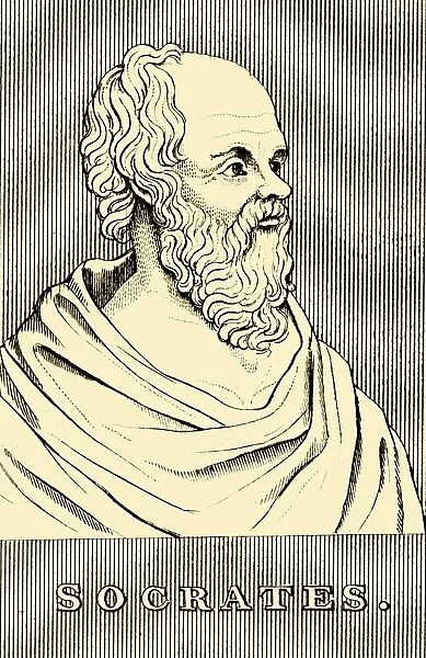 Socrates, (c470-399 BC), 1830. Creator: Unknown