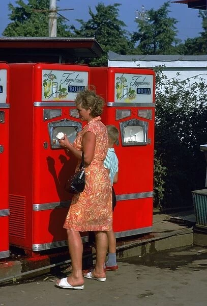 A soda-machine in Moscow