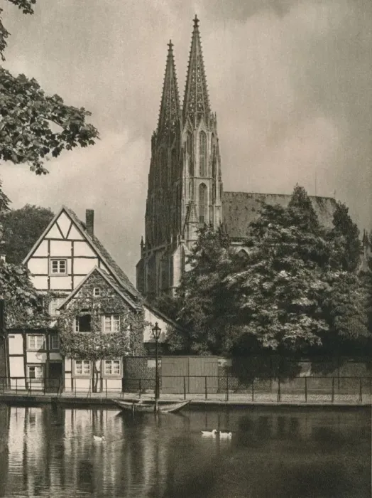 Framed Print : Soest (Westfalen). Wiesenkirche, 1931. Artist: Kurt Hielscher Framed Print : Soest (Westfalen). Wiesenkirche, 1931. Artist: Kurt Hielscher