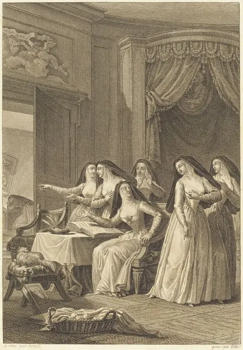 Framed Print : Soeur Jeanne. Creator: Charles Emmanuel Patas Framed Print : Soeur Jeanne. Creator: Charles Emmanuel Patas
