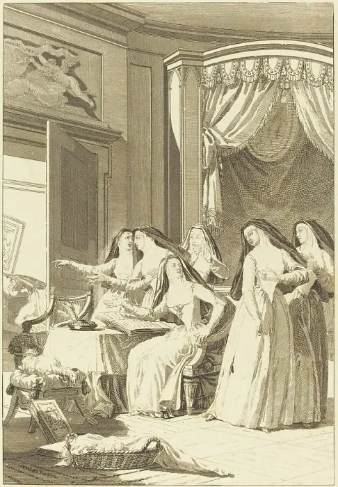 Framed Print : Soeur Jeanne. Creator: Charles Emmanuel Patas Framed Print : Soeur Jeanne. Creator: Charles Emmanuel Patas