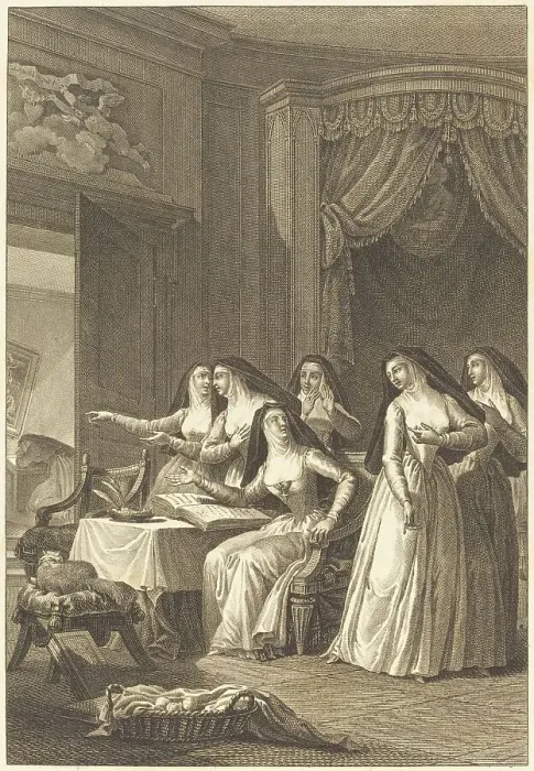 Framed Print : Soeur Jeanne. Creator: Charles Emmanuel Patas Framed Print : Soeur Jeanne. Creator: Charles Emmanuel Patas