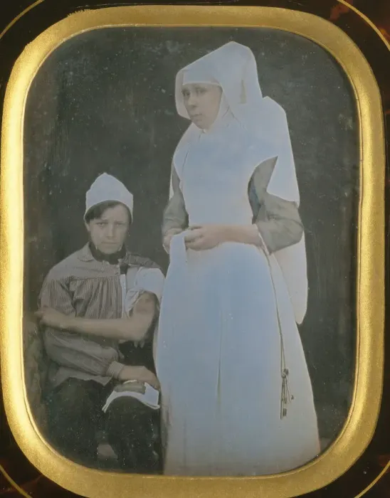 Framed Print : Soeur Pierrette Toussaine Blondeau, Hospices de Beaune, 1845-50. Creator: Unknown Framed Print : Soeur Pierrette Toussaine Blondeau, Hospices de Beaune, 1845-50. Creator: Unknown