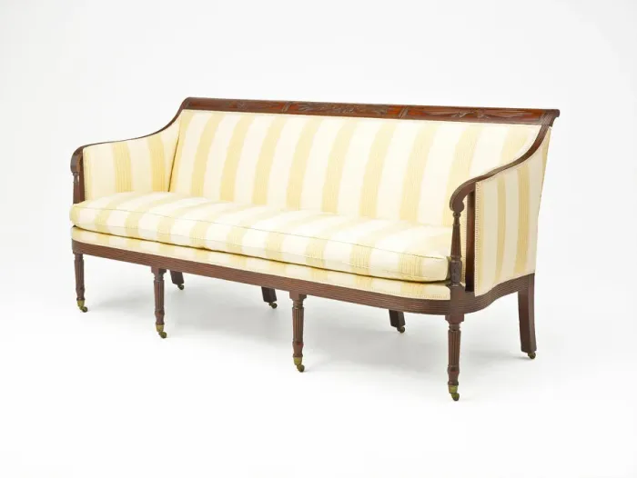Framed Print : Sofa, 1814 / 17. Creator: Unknown Framed Print : Sofa, 1814 / 17. Creator: Unknown