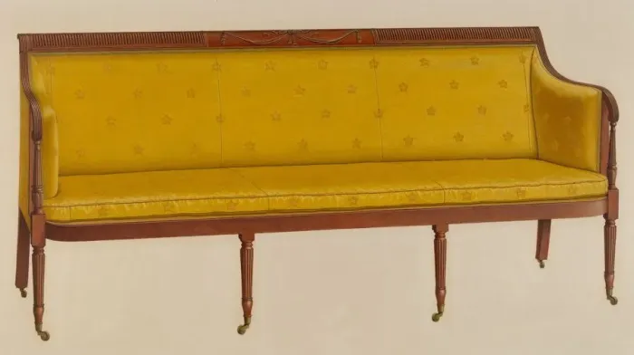 Framed Print : Sofa, 1942. Creator: Ferdinand Cartier Framed Print : Sofa, 1942. Creator: Ferdinand Cartier