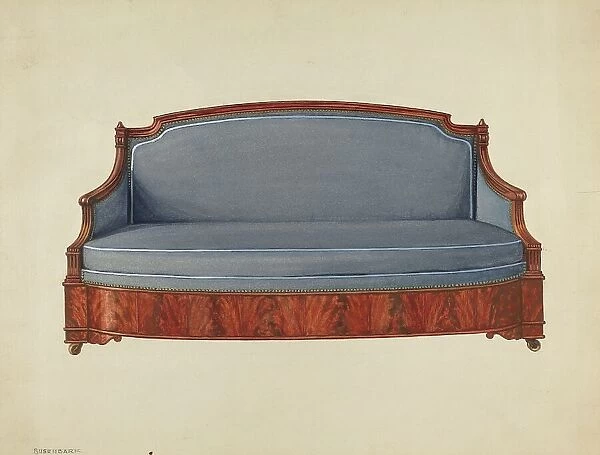 Sofa, c. 1953. Creator: Ernest Busenbark