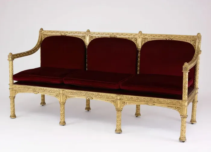 Framed Print : Sofa, London, 1807. Creator: James Wyatt Framed Print : Sofa, London, 1807. Creator: James Wyatt