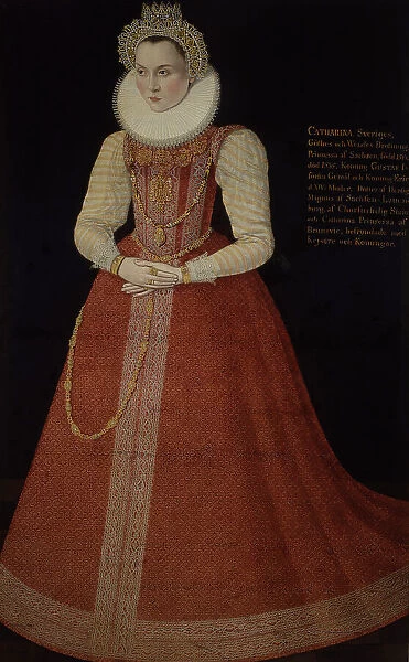 Sofia, 1547-1611, Princess of Sweden Duchess of Saxony-Lau, c16th century. Creator: Anon
