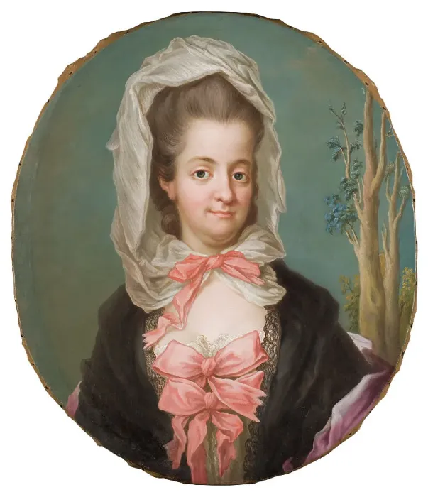 Framed Print : Sofia Albertina, 1753-1829, Princess of Sweden, c18th century. Creator: Jakob Bjorck