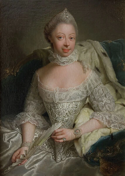 Sofia Charlotta, 1744-1818, Princess of Mecklenburg-Strelitz, Queen of England, 1762. Creator: Georg David Matthieu
