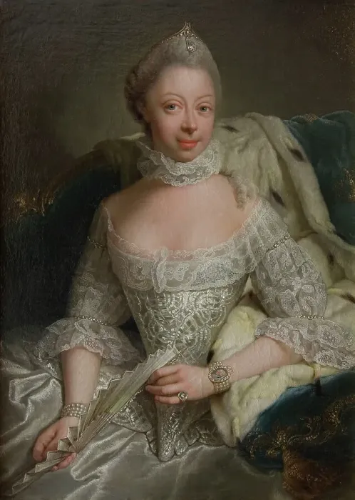 Framed Print : Sofia Charlotta, 1744-1818, Princess of Mecklenburg-Strelitz, Queen of England, 1762. Creator: Georg David Matthieu Framed Print : Sofia Charlotta, 1744-1818, Princess of Mecklenburg-Strelitz, Queen of England, 1762. Creator: Georg David Matthieu