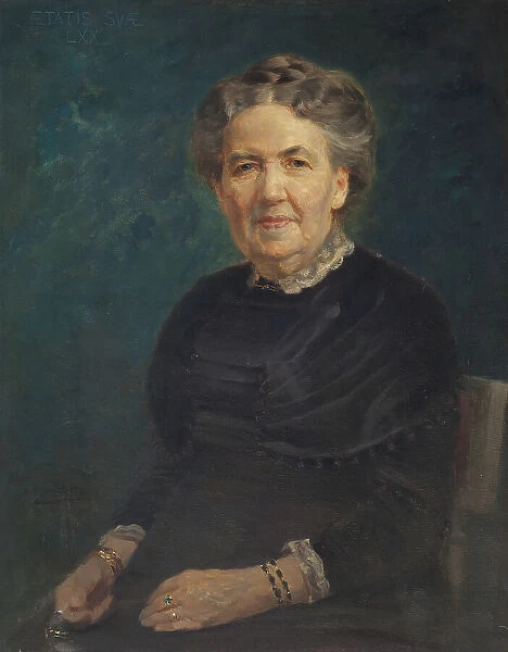 Sofia Lovisa Gumælius, 1840-1915, managing director, businesswoman, 1910. Creator: Axel Jungstedt