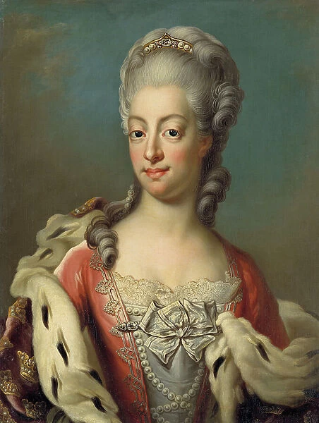 Sofia Magdalena, 1746-1813, Princess of Denmark, Queen of Sweden, 1788. Creator: Jakob Bjorck