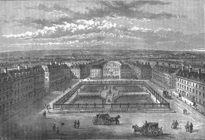Framed Print : Soho Square, c1700 (1897) Framed Print : Soho Square, c1700 (1897)