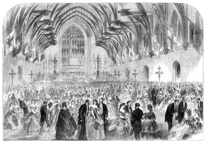 Framed Print : Soiree of the Social Science Association at Westminster Hall, 1862. Creator: Smyth Framed Print : Soiree of the Social Science Association at Westminster Hall, 1862. Creator: Smyth