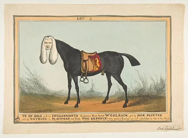 To Be Sold With All His Engagements-The Famous Race Horse Woolsack, June 29, 1829