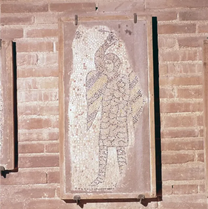 Framed Print : Soldier of the 4th Crusade, Mosaic in church of San Giovanni Evangelista, 13th century Framed Print : Soldier of the 4th Crusade, Mosaic in church of San Giovanni Evangelista, 13th century
