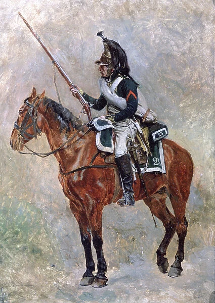 Soldier on Horseback, 19th Century