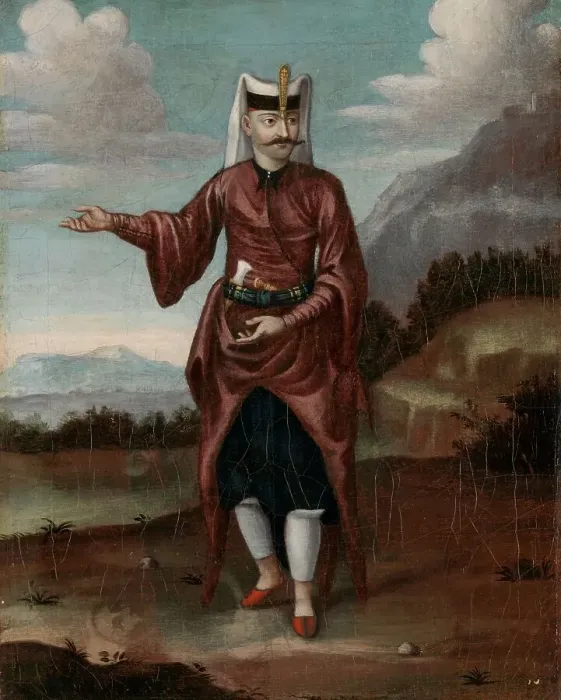 Framed Print : A Soldier of the Janissaries, 1700-1737. Creator: Workshop of Jean Baptiste Vanmour Framed Print : A Soldier of the Janissaries, 1700-1737. Creator: Workshop of Jean Baptiste Vanmour