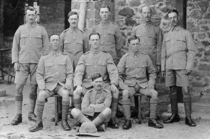 Framed Print : Soldiers from the 5th East Surrey regiment, Chakrata, India, 1917 Framed Print : Soldiers from the 5th East Surrey regiment, Chakrata, India, 1917