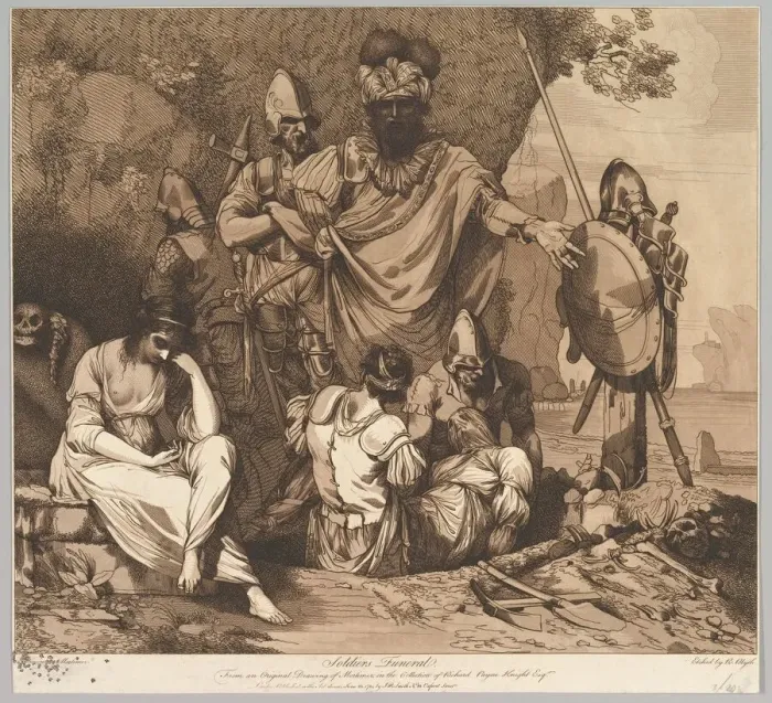 Framed Print : Soldiers Funeral (from The Life and Death of a Soldier), May 1, 1781 Framed Print : Soldiers Funeral (from The Life and Death of a Soldier), May 1, 1781