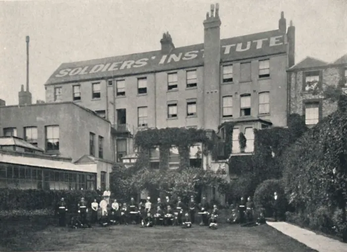 Framed Print : The Soldiers Institute, Portsmouth, 1904. Artist: Symonds & Co Framed Print : The Soldiers Institute, Portsmouth, 1904. Artist: Symonds & Co