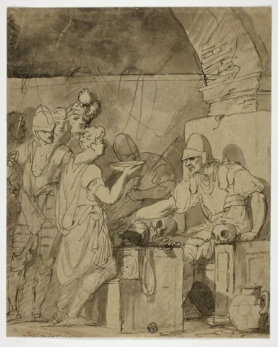 Framed Print : Soldiers Refeshing Themselves, n.d. Creator: Unknown Framed Print : Soldiers Refeshing Themselves, n.d. Creator: Unknown
