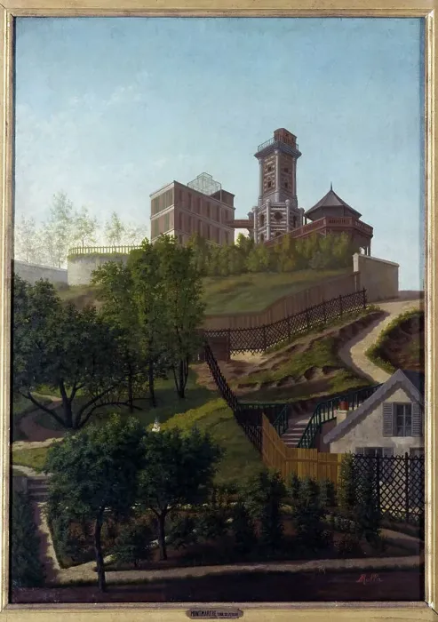 Framed Print : Solferino tower, in Montmartre, c1860. Creator: Leon Rolla Framed Print : Solferino tower, in Montmartre, c1860. Creator: Leon Rolla