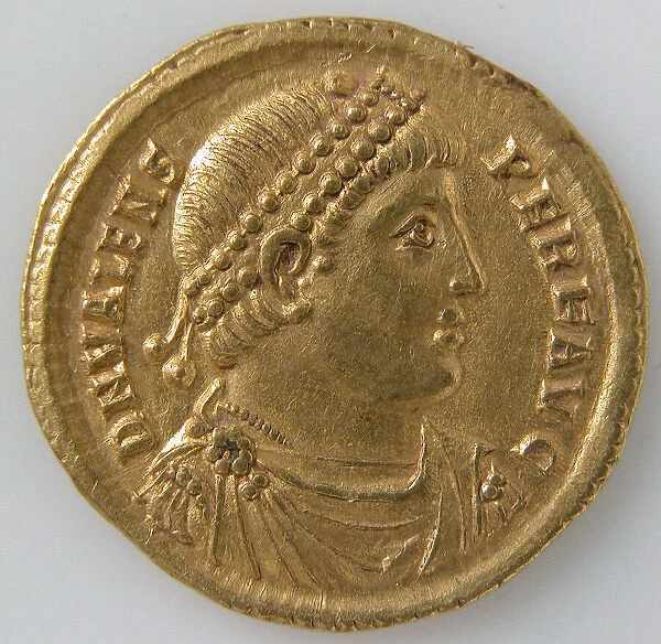 Solidus, Byzantine, 364-378. Creator: Unknown