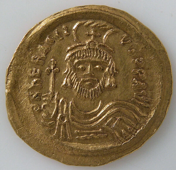 Solidus, Byzantine, 610-641. Creator: Unknown