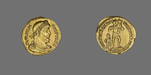 Solidus (Coin) Portraying Emperor Julian II, 361 (Summer)-363 (26 June). Creator: Unknown