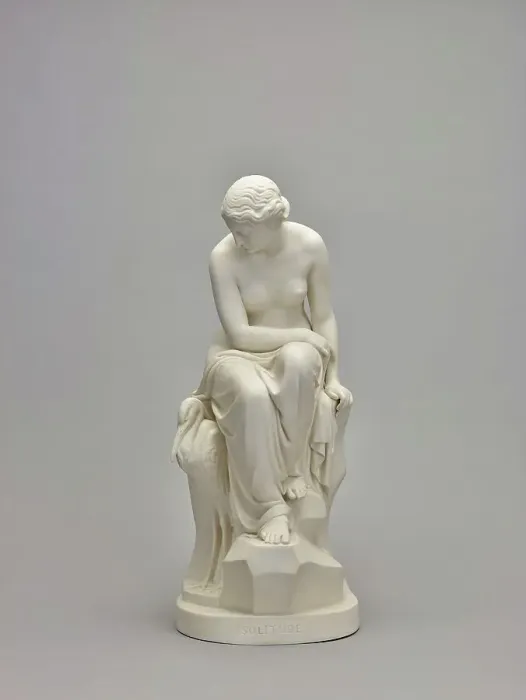 Framed Print : Solitude, 1856. Creator: Minton Framed Print : Solitude, 1856. Creator: Minton