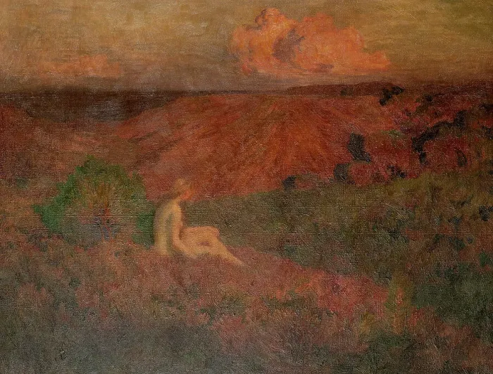 Framed Print : Solitude'. Creator: Emile-Rene Menard. Solitude'. Creator: Emile-Rene Menard Framed Print : Solitude'. Creator: Emile-Rene Menard. Solitude'. Creator: Emile-Rene Menard