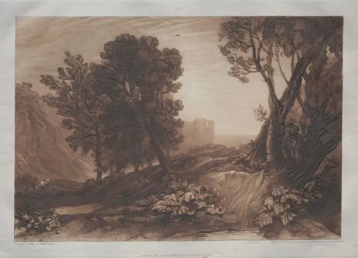 Framed Print : Solitude. Creator: Joseph Mallord William Turner (British, 1775-1851) Framed Print : Solitude. Creator: Joseph Mallord William Turner (British, 1775-1851)
